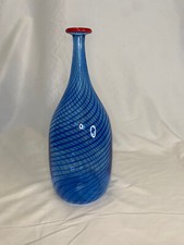 Kosta Boda - Red Rim Blue