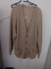 Lamwolle Lang Strickjacke