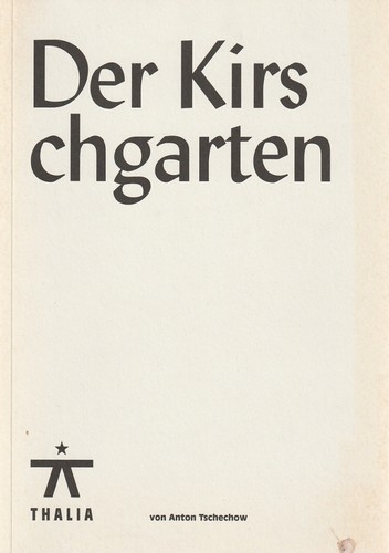 Programmheft anton tschechow - programmheft,