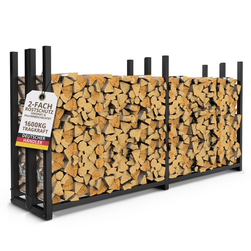Kaminholzregal aussen metall - kaminholzregal,
