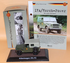 DDR Sammlung NVA Atlas IST Modelle Kübelwagen IFA Horch P3 1:43