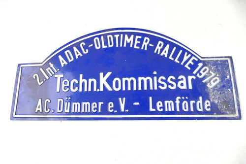 Rallye schilder blechschild - schilder,