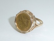 585 / 900 Gold Ring  Münzring