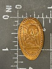 Sechs Flaggen Tweety Vogel Warner Looney Tunes Länglich Gepresst Smashed Penny