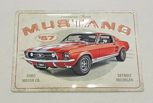 Ford blechschild mustang gt - mustang,