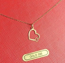 Herz Anhänger + Goldkette