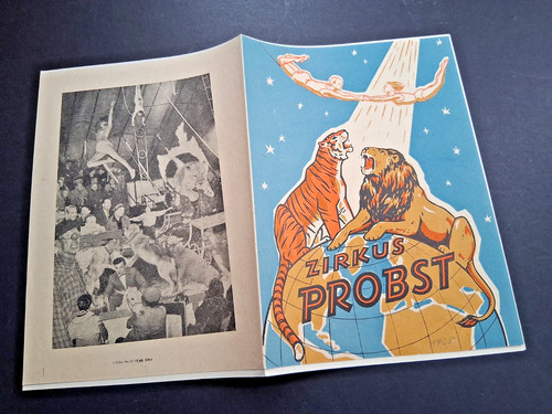 1965 ddr programm zirkus - programm,