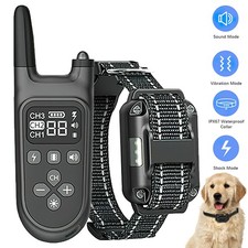 Anti-Bell Elektronische Vibration Antibell-Halsband Hunde Haustiere Anti-Bark