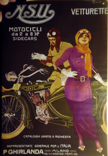 Nsu motorrad werbung italien - ,