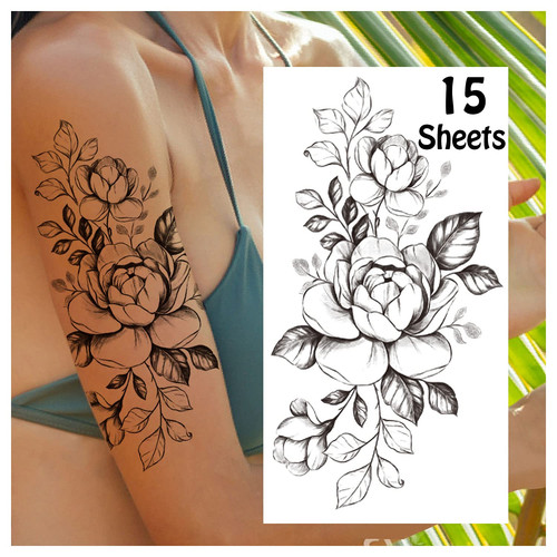 Blätter fake tattoos - fake,