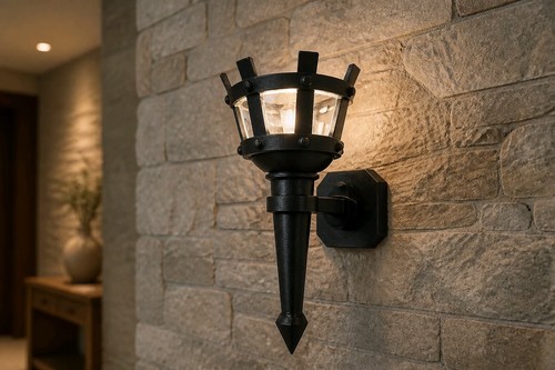 Gothic fackel wandleuchte - gothic,