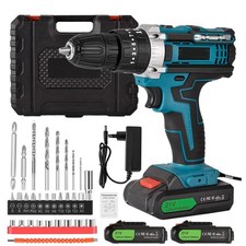 Mit 2 Akkus Für Makita Akku-Schlagbohrschrauber 21V Akkuschrauber Set in Koffer