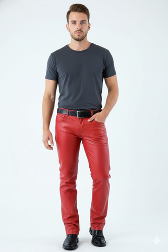 Slim fit lederhose - fit,