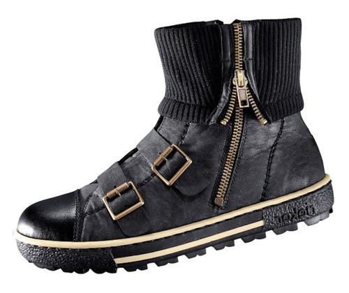 Lammfell stiefel grau - lammfell,