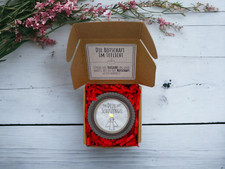 Teelicht mit Botschaft "Dein