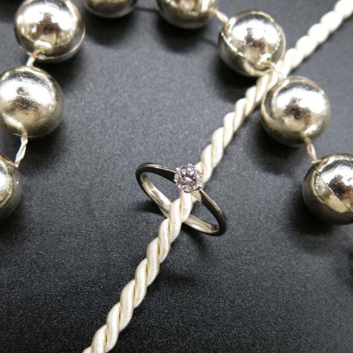 750 weißgold solitärring - 750/-er,