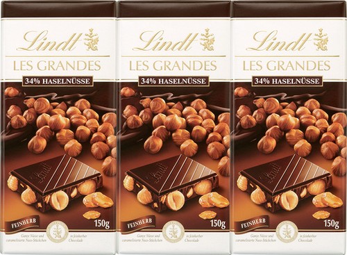Lindt 150g les grandes - 150g.,