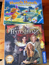 2 Spiele "HUSCH HUSCH kleine Hexe" von Ravensburger und "Tintenherz" von KOSMOS