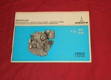 Ersatzteilliste DEUTZ Motor F 3 L 911 , 912 , 3 Zylinder Dieselmotor
