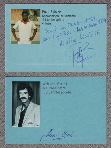Autogramme internationaler - autogramme,