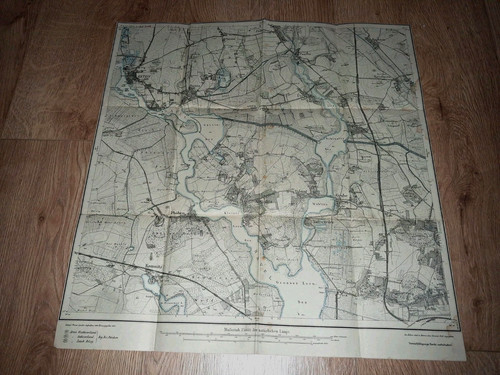 Antik plan faltkarte ketzin - antik,