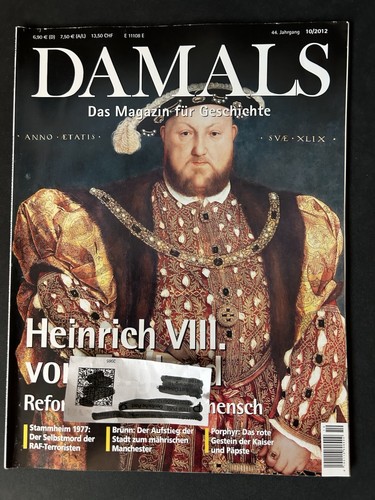 Damals 2012 heinrich - damals,