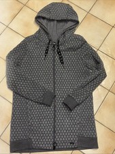 Bench Jacke Hoddie Grau Gr. M 38 Kapuze Leicht Gefüttert Struktur