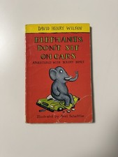 Elephants Don‘t Sit On Cars David Henry Wilson 1996 Adventures with Jeremy James