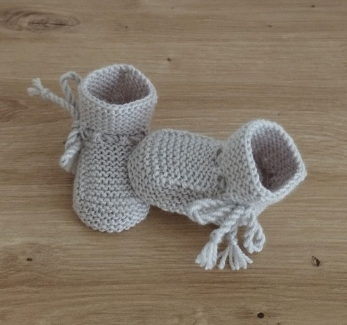 Babyschuhe gestrickt - babyschuhe,,