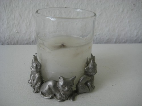 Zinn kerzenhalter mit - kerzenhalter,