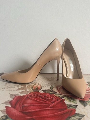 Leder beige lackierte - leder,