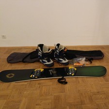 Snowboard Set - Gambler Joker Snowboard 158 K2 Schuhe Gr 44 K2 Bindung u Tasche 