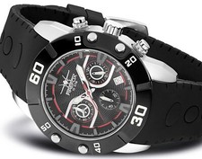 FIREFOX RUBBER THING FFS310 schwarz Chronograph Herrenuhr 10 ATM wasserdicht