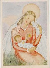 Religion AK Maria mit Kind M.D.Forstner Verl.Meindl & Kittsteiner München-Pasing