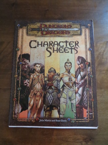 Dungeons dragons character - &,