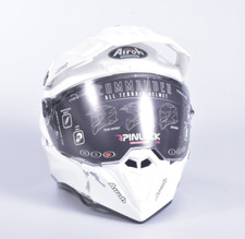 Airoh Commander Motocross Helm Größe M 57/58 Weiß Motorradhelm Crosshelm Defekt