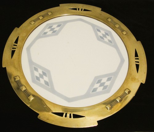 Große art deco tortenplatte - große,