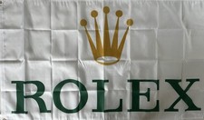 Rolex Fahne 150 x 90 Uhr