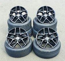 18 Zoll Borbet Y Alu Felgen 5x108 et45 schwarz für Ford Focus RS ST MK2 MK3 MK4