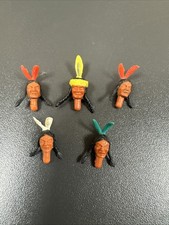 Timpo Toys  Indianer  Köpfe späte Version