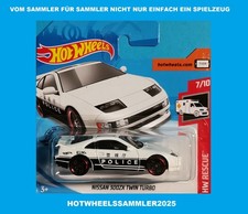 HOT WHEELS "NISSAN 300ZX TWIN TURBO" POLICE HW RESCUE OVP UNGEÖFFNET ANSEHEN!