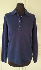 Include Pullover - 70% Schurwolle, 30% Kaschmir - Gr. 38 - blau