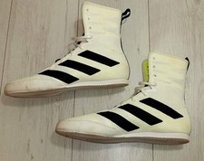 Adidas BOX HOG 3 HERREN SCHUHE VINTAGE HIGH TOP BOXER SNEAKER MODERN EU 45 1/3