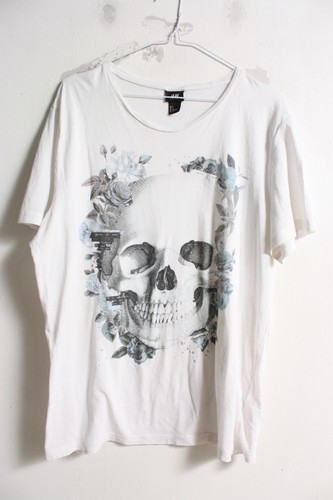 Herren shirt skull print - h&m, t-shirt