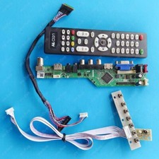 Fit N133B6-L01/L02 1366x768 USB AV VGA HDMI 40-Pin LVDS Controller Board DIY Kit