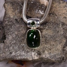 Turmalin Anhänger, 925er