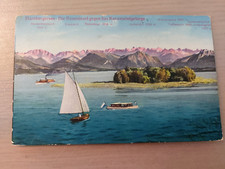Postkarte Starnberger See Roseninsel Karwendelgebirge gel_4
