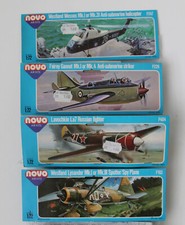 Flugzeug Modellbausatz Sammlung NOVO Westland , Fairey, Lavochkin, Lysander