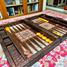 Backgammon Set Krokodil