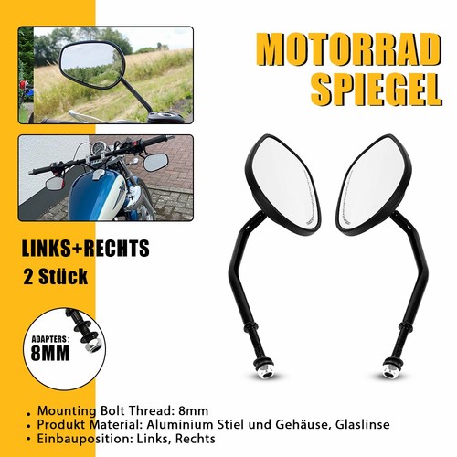 Paar motorrad spiegel - 1,